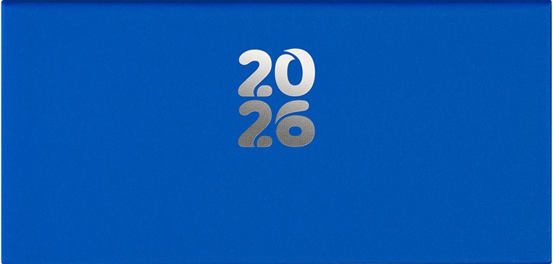 Zsebnaptár heti, fekvő DayLiner "Pannon" kék