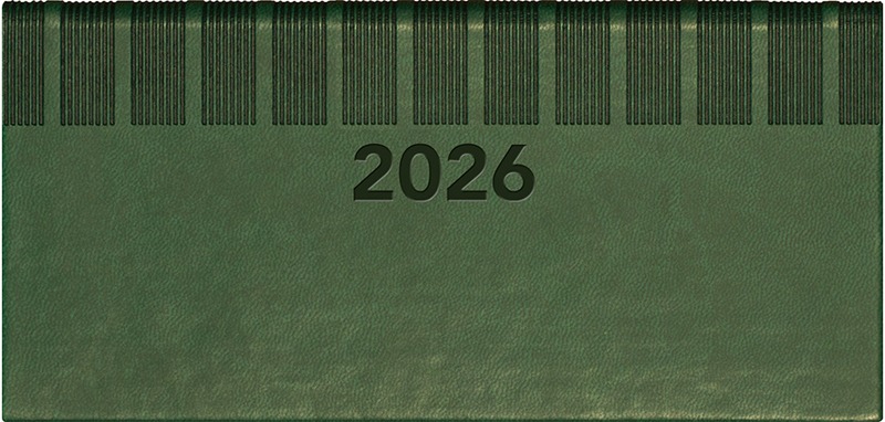 Zsebnaptár heti, fekvő DayLiner "Tucson" sötétzöld