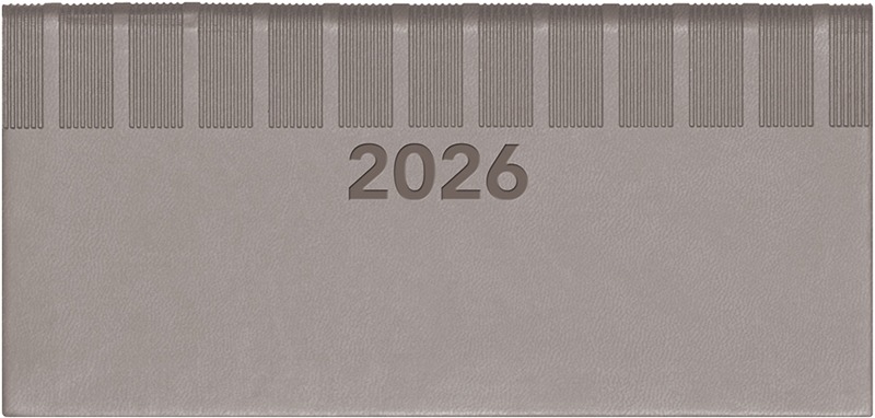 Zsebnaptár heti, fekvő DayLiner "Tucson" szürke