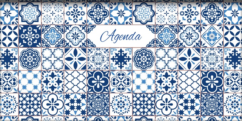 Zsebnaptár heti, fekvő DayLiner "Colors" Ceramic