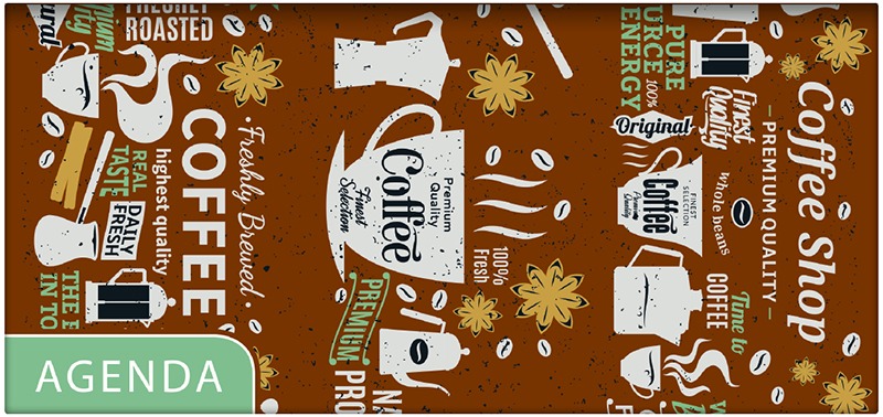 Zsebnaptár heti, fekvő DayLiner "Colors" Coffee