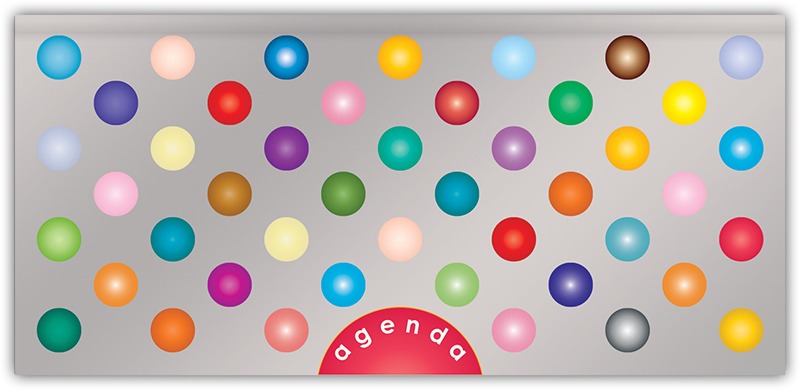 Zsebnaptár heti, fekvő DayLiner "Colors" Magic