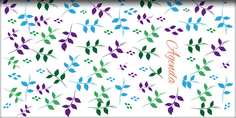 Zsebnaptár heti, fekvő DayLiner "Colors" Plant