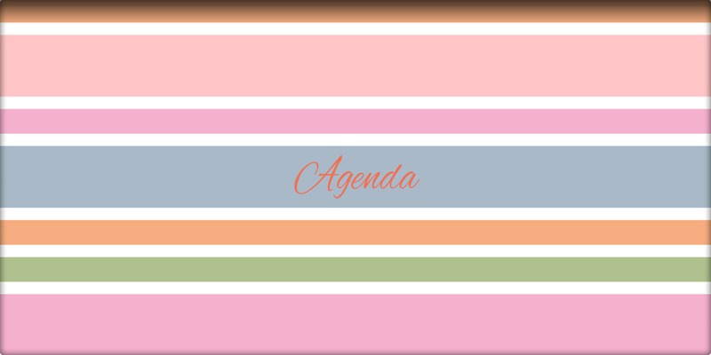 Zsebnaptár heti, fekvő DayLiner "Colors" Stripes