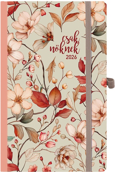 Határidőnapló A/5 heti TopTimer "Csak nőknek" vintage