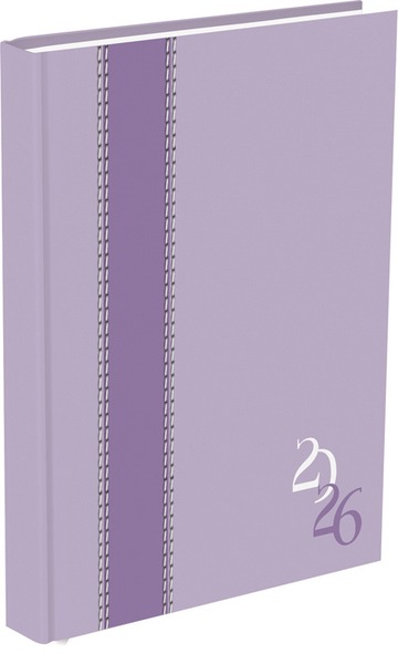 Határidőnapló A/5 napi T-Calendar "Dual" pasztell lila