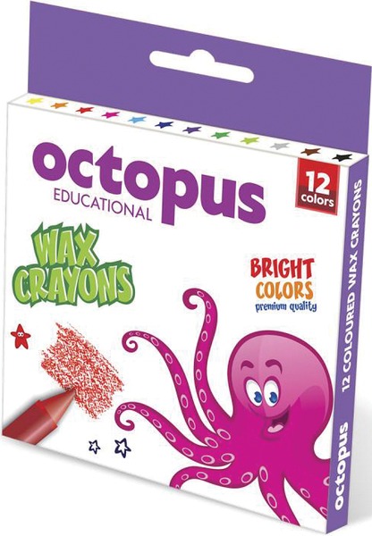 Zsírkréta Octopus 12 szín