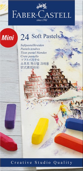Porpasztell, mini Faber-Castell 12 szín