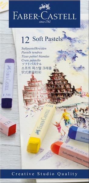 Porpasztell Faber-Castell 12 szín
