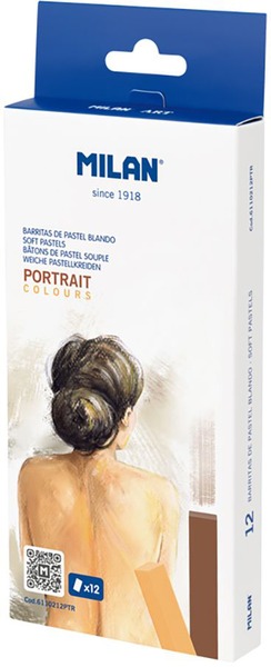 Porpasztell Milan 12 portré szín