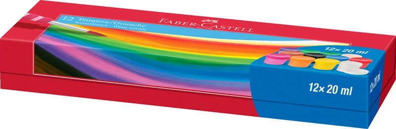 Tempera készlet 20 ml Faber-Castell 12 szín