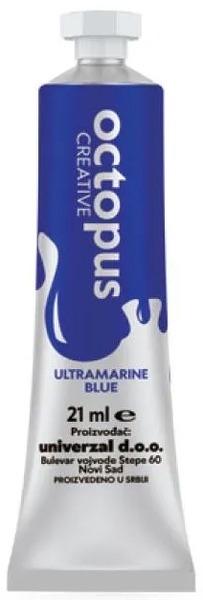 Tempera 21 ml Octopus kék
