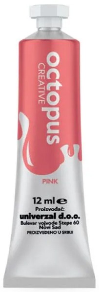Tempera 21 ml Octopus rózsaszín