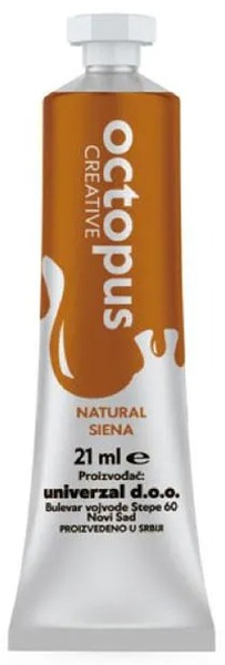 Tempera 21 ml Octopus barna