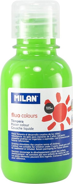 Tempera 125 ml Milan fluo zöld