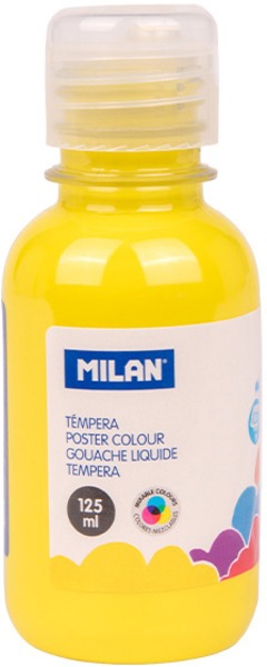 Tempera 125 ml Milan sárga