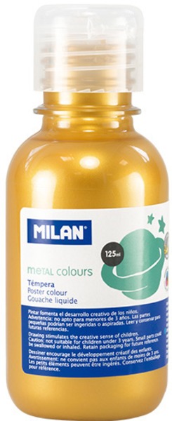Tempera 125 ml Milan arany