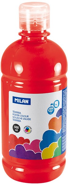 Tempera 500 ml Milan vörös