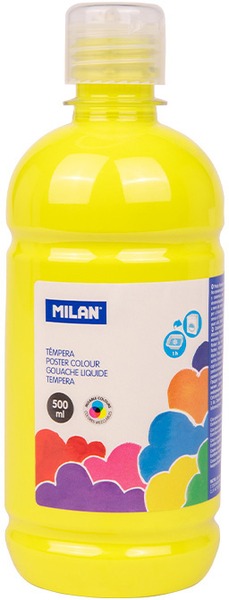 Tempera 500 ml Milan sárga