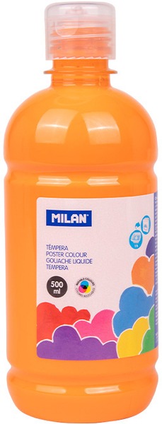 Tempera 500 ml Milan narancs