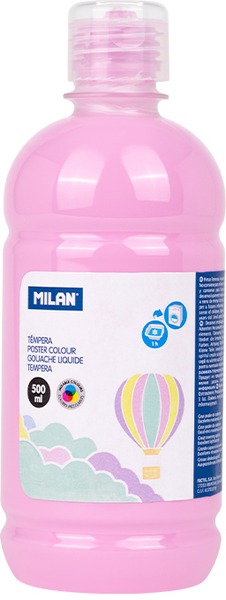 Tempera 500 ml Milan pasztell rózsaszín