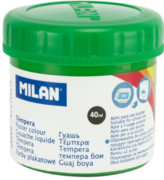 Tempera 40 ml Milan világoszöld