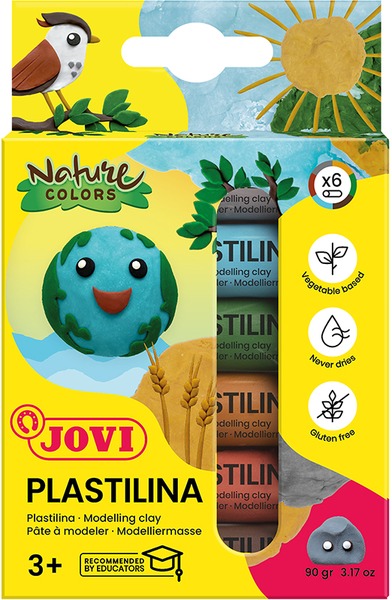 Gyurmakészlet 15 g Jovi 6 természetes szín