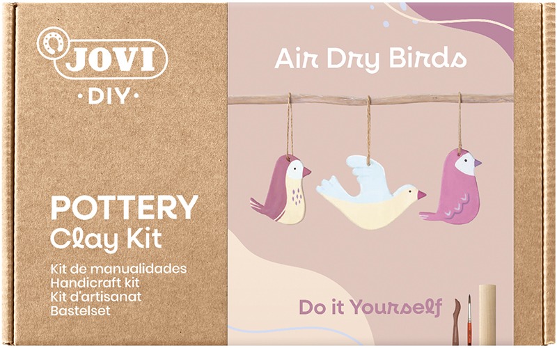 Kreatív gyurmázó készlet Jovi "Birds"