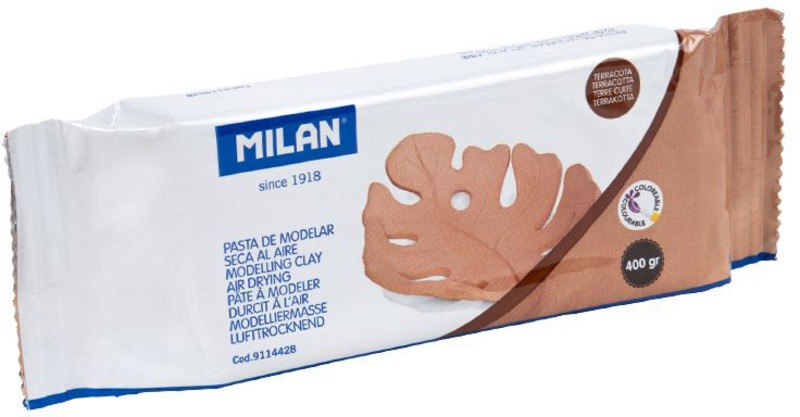Modellező gyurma 400 g levegőn száradó Milan terracotta