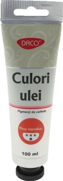 Olajfesték 100 ml Daco élénk piros