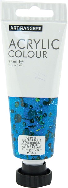 Akrilfesték 75 ml glitteres Octopus kék
