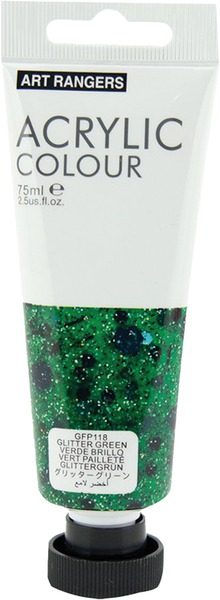 Akrilfesték 75 ml glitteres Octopus zöld