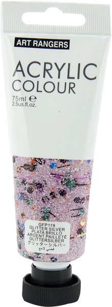 Akrilfesték 75 ml glitteres Octopus ezüst