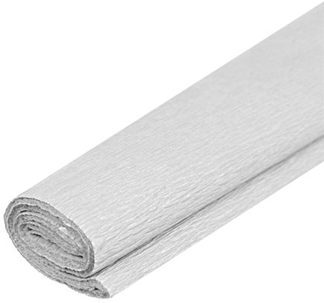 Krepp papír 50x200 cm metál ezüst
