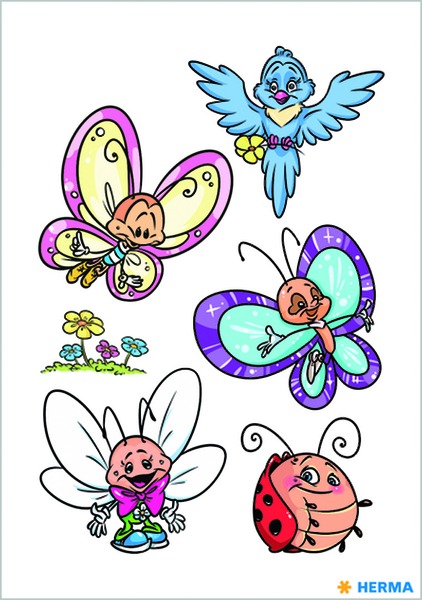 Matrica tetoválás Herma "Classic Tattoo" Butterflies & Friends
