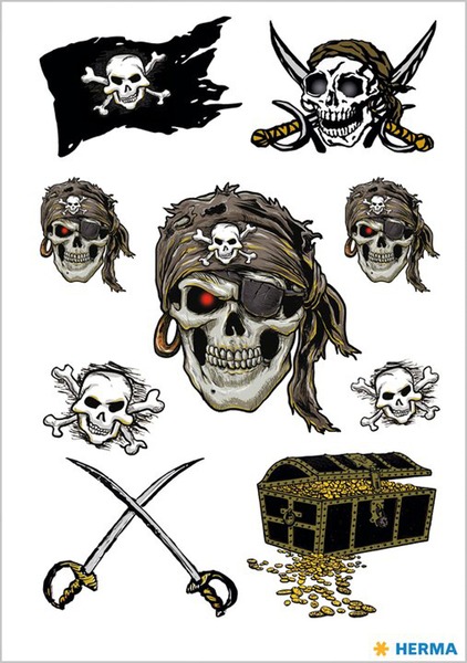 Matrica tetoválás Herma "Classic Tattoo" Pirate