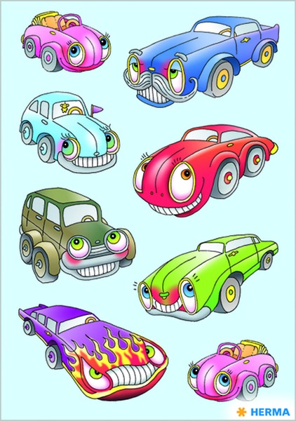 Matrica Herma "Decor" Cars