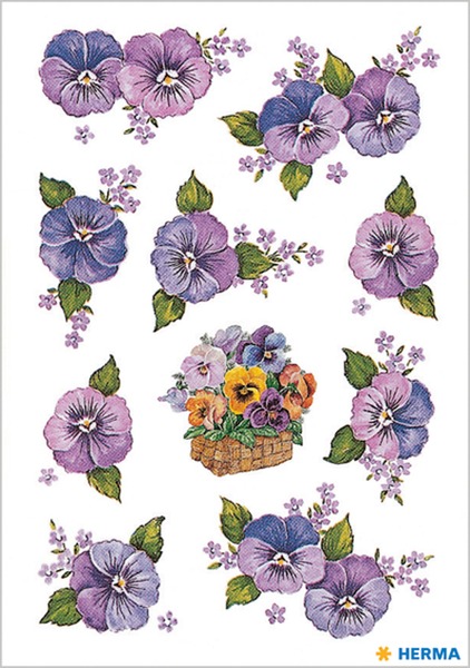 Matrica Herma "Decor" Pansy Heads
