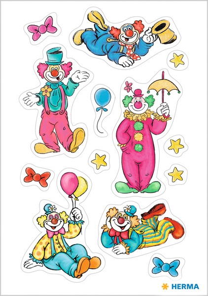 Matrica Herma "Decor" Clowns