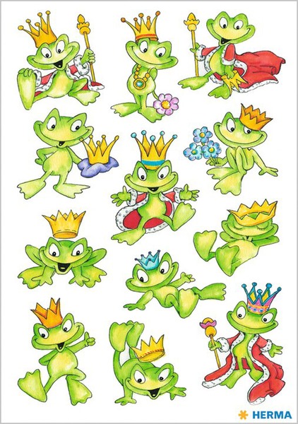 Matrica Herma "Decor" Frog King