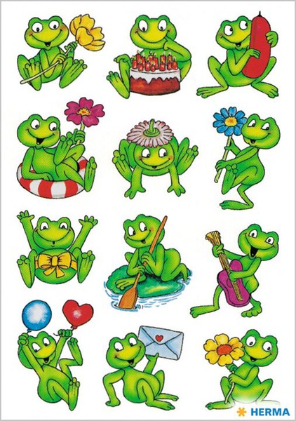 Matrica Herma "Decor" Frogs