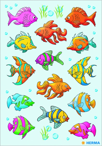 Matrica Herma "Decor" Coloured Fish
