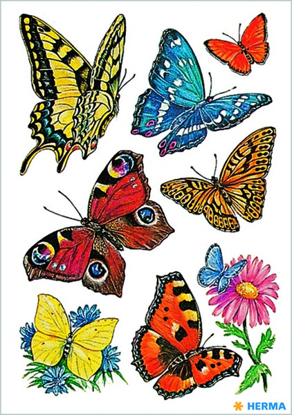 Matrica Herma "Decor" Butterflies