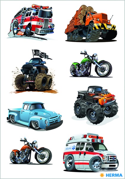 Matrica Herma "Decor" American Cars