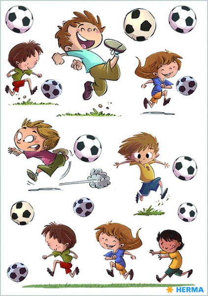 Matrica Herma "Decor" Soccer Friends