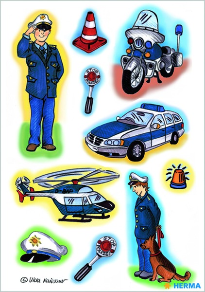 Matrica Herma "Decor" Police