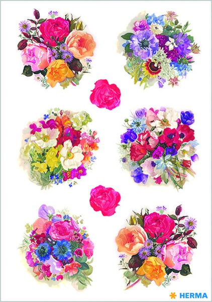 Matrica Herma "Decor" Flower Decoration