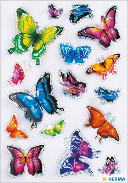 Matrica, 3D Herma "Magic" Butterflies