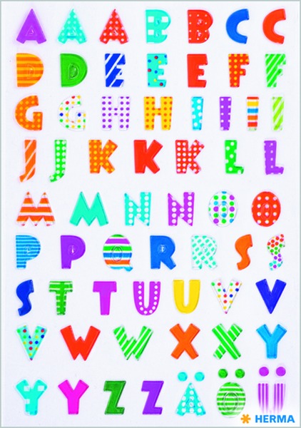 Matrica, dombor Herma "Magic" Letters