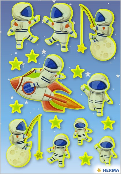 Matrica Herma "Magic" Luca on the Moon